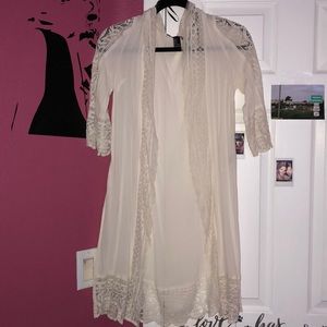 Forever21 Lace Throw Over